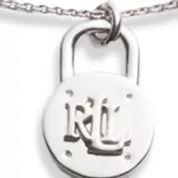  Logo Padlock Pendant Necklace