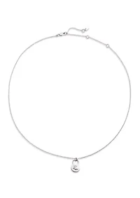  Logo Padlock Pendant Necklace