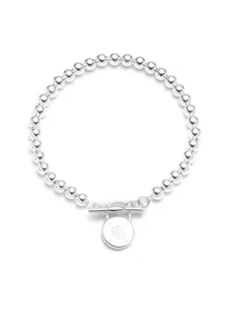 Sterling Silver Bead Flex Bracelet