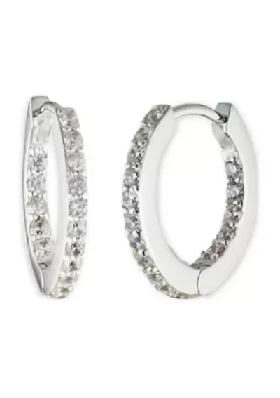Sterling Silver Huggie Earrings