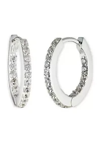 Sterling Silver Huggie Earrings