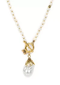 Pearl Toggle Necklace