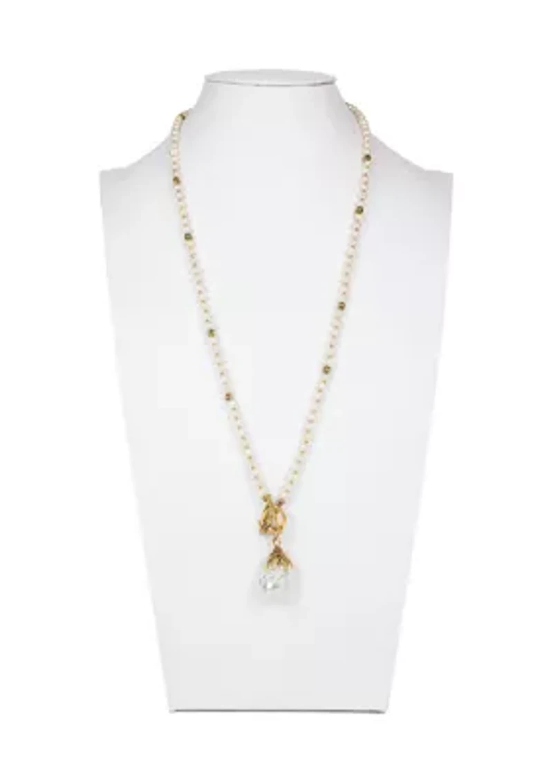 Pearl Toggle Necklace