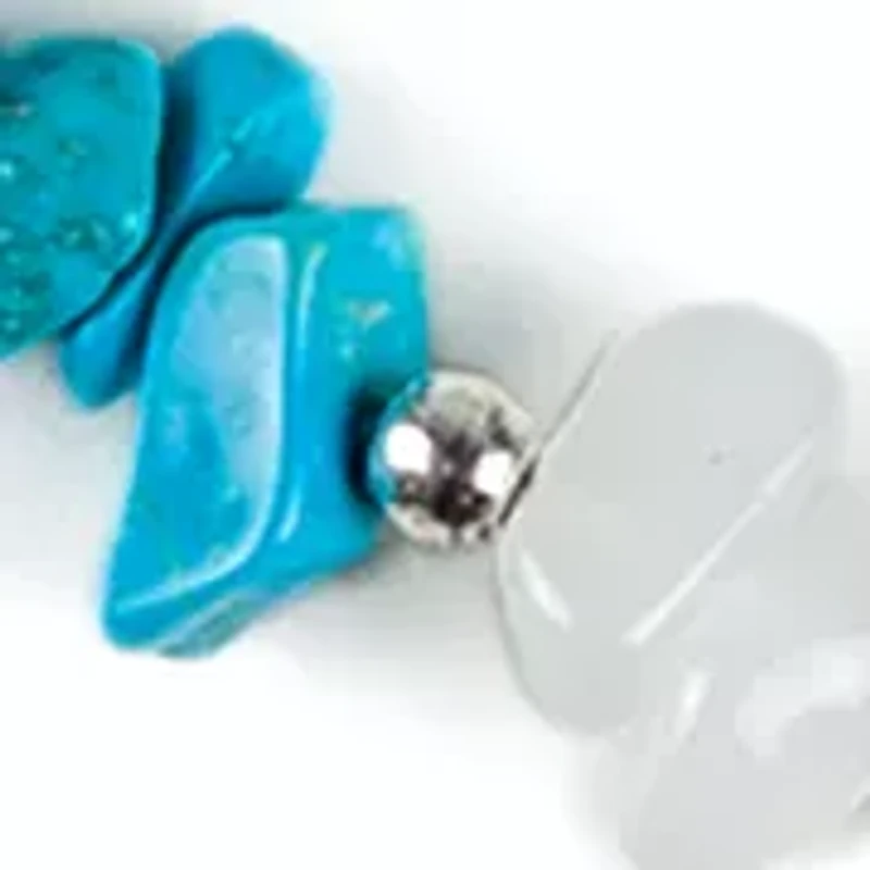 Chip Bead Hibiscus Necklace