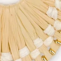 Raffia Wrapped Ring Pendant Necklace