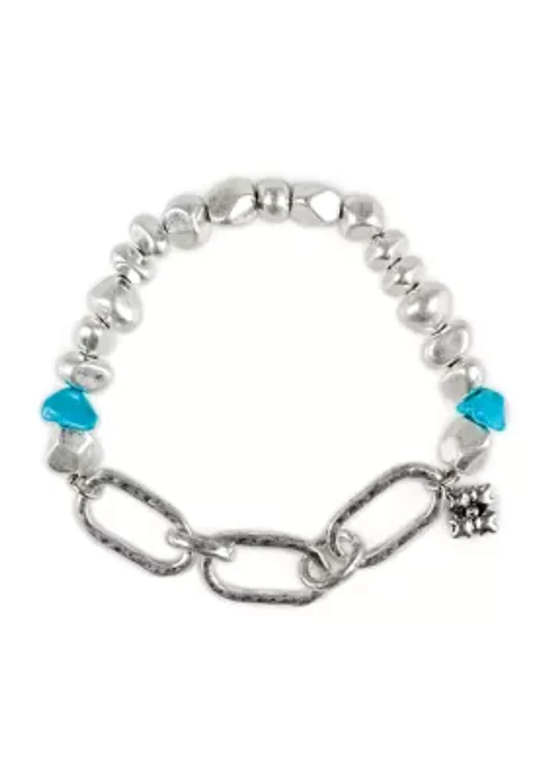 Chain Links Stretch Bracelet