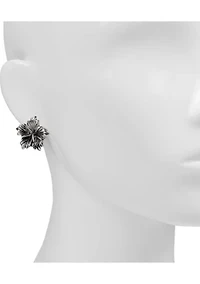 Hibiscus Post Earrings