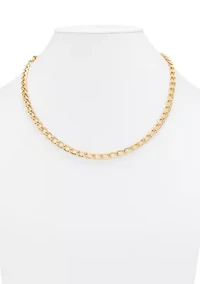 Teal and White Short Necklace