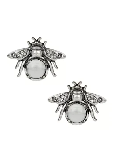 Bee Post Earrings
