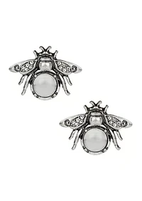 Bee Post Earrings