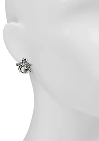 Bee Post Earrings