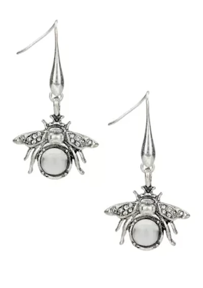 Bee Drop Earrings