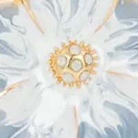 Enamel Flower Multi Charm Necklace