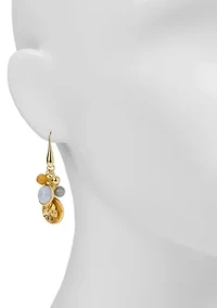 Multi Charm Drop Earrings