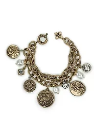 Coin Charm Bracelet