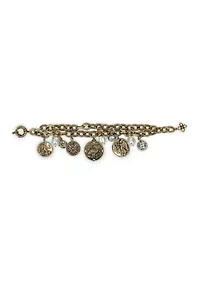 Coin Charm Bracelet