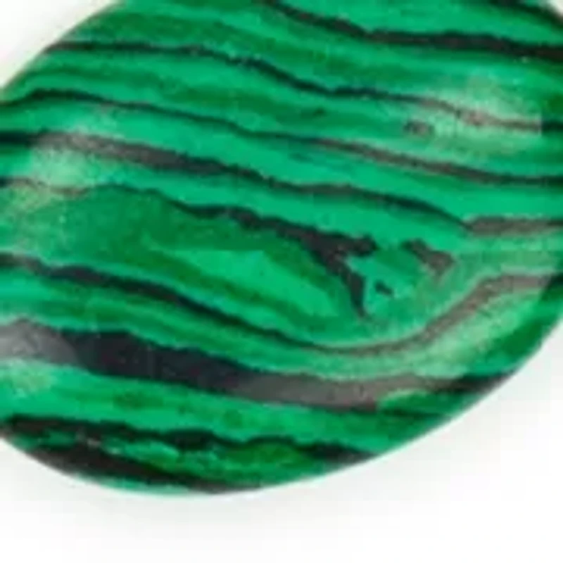 Green Oval Beaded Necklace