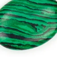 Green Oval Beaded Necklace