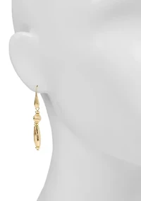 Double Beaded Drop Earrings