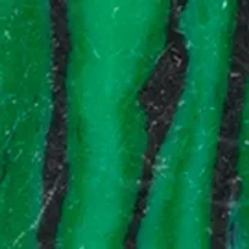 Green Oval Drop Earrings