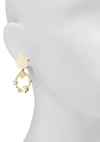 Rose Door Knocker Earrings