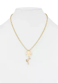 Flower Pendant Necklace