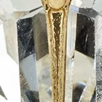 Pavé Heart Drop Earrings