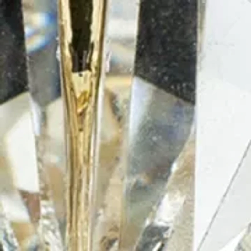 Heart Crystal Pavé Button Earrings