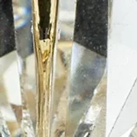 Heart Crystal Pavé Button Earrings