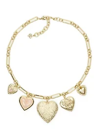 Heart Locket Charm Necklace