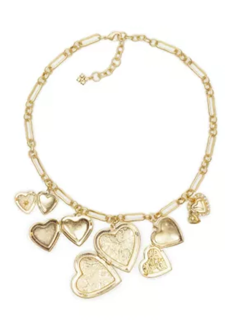 Heart Locket Charm Necklace