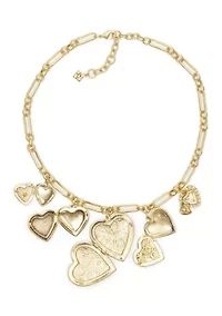 Heart Locket Charm Necklace