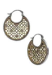 Cut Out Hoop Earrings