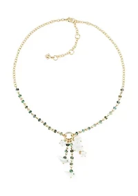 Y-Neck Beaded Necklace