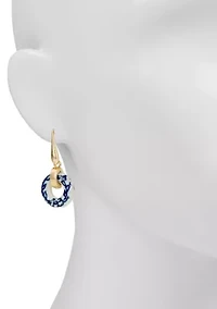 Circle Drop Earrings