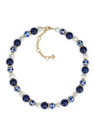 Beaded Pearl Necklace