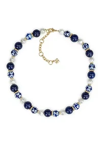 Beaded Pearl Necklace