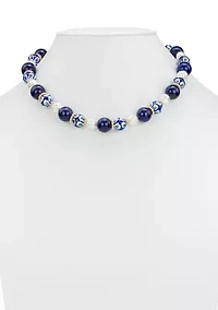 Beaded Pearl Necklace