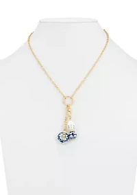 Double Pendant Charm Necklace