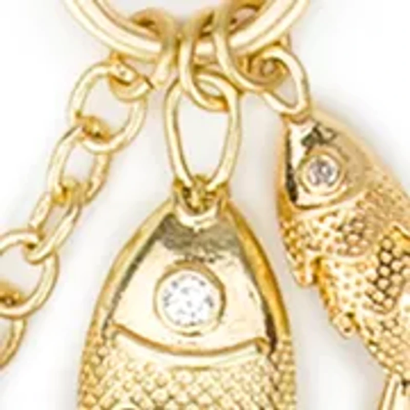 Fish Charm Dangle Necklace