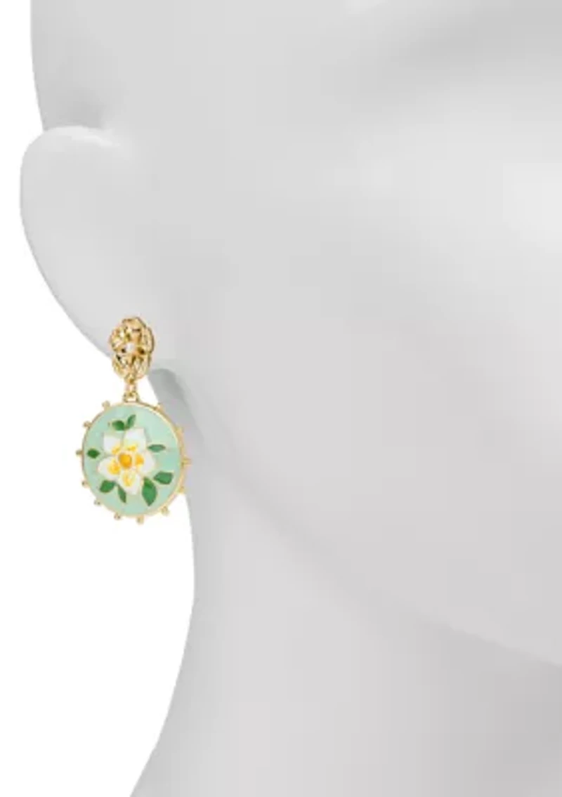 Flower Drop Earrings