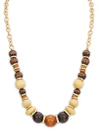 Wood Beaded Necklace