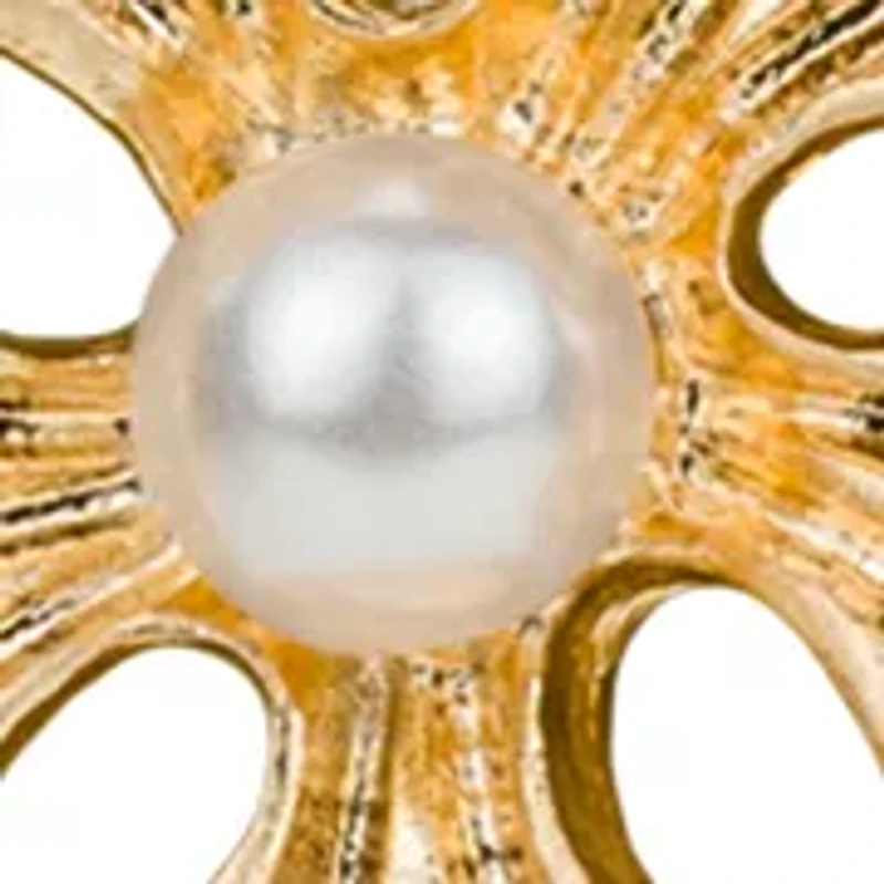 Golden Bloom Chandelier Earrings