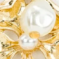 Flower Pendant Toggle Necklace