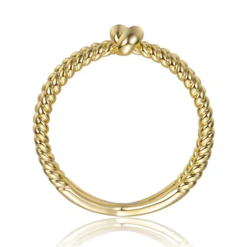 Lab Created Twisted Knot Miami Cocktail Ring