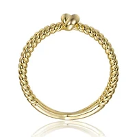 Lab Created Twisted Knot Miami Cocktail Ring
