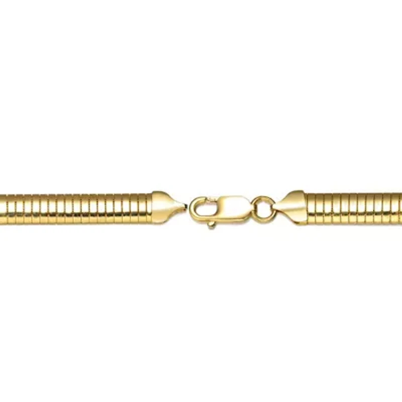 Elegant Sterling Silver 14K Gold Plated Accents Clip Bracelet