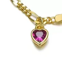 Lab Created Chic Minimalist with Round Bezel Set Cubic Zirconia Charm Bar Bracelets