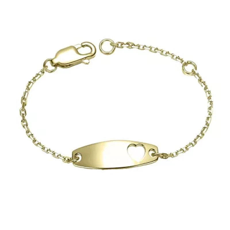 Chic Minimalist ID Bracelets with Heart Detail for Kids