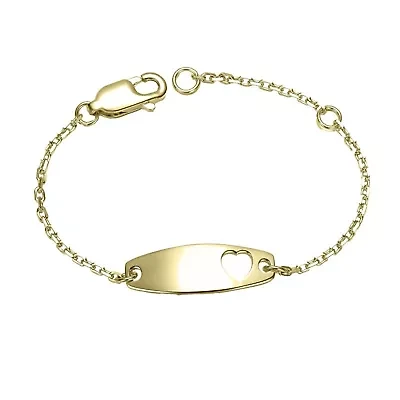 Chic Minimalist ID Bracelets with Heart Detail for Kids